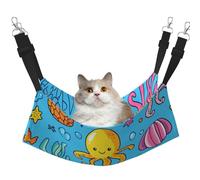 Colorful Octopus Printed Pet Hammock - Sleeping Hammock For Cats, Rabbits, Ferrets, Puppies, Small Animals