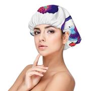 Colorful Octopus Satin Bonnet Silk Bonnet, Hair Bonnet For Sleeping, Soft Double Layer Silk Sleeping Cap Hair Wrap For Women Natural Hair Curly Hair Braided Hair Long Hair