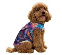 Colorful Octopus Summer Dog Tank Top Vest Breathable Cooling Jacket Sleeveless Pet T-Shirt for Small Medium Pets