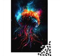 Colorful Octopus8 Puzzle for Adults And Teenagers 1000 Pieces Wooden Puzzles for Teenagers Gifts Brain Teaser Game 1000pcs (75x50cm)