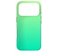 Colorful Ombre Bright Vibrant Gradient Lime Green Aqua Case for iPhone 17 Pro