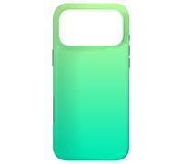 Colorful Ombre Bright Vibrant Gradient Lime Green Aqua Case for iPhone 17 Pro Max