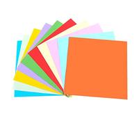 Colorful Origami Paper 100 Sheets, 10 Bright Colors 6 Inch 70gsm Double-Sided Square Easy Folding Paper for DIY Arts Crafts Projects Adults Girls Boys