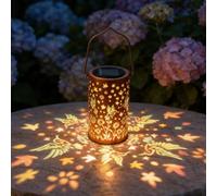 Colorful Outdoor Lanterns for the Garden, Waterproof Light | Gifts for Women Solar Hanging Lanterns for Backyard Outdoor Porch Patio