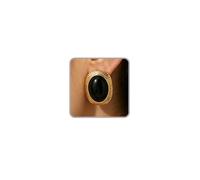 Colorful Oval Resin Stone Earrings Big Chunky Gold Statement Earrings for Women Large Irregular Pearl Studs Vintage Rectangle Pink Blue Green Brown White Black Stud Earring Unique Elegant Earring