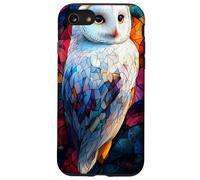 Colorful Owl in Twilight Glass Mosaic Design Case for iPhone SE (2020) / 7/8