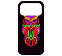 Colorful Owl Line Art Geometric Abstract Night Bird Graphic Case for iPhone 17 Pro Max