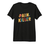 Colorful Pain Killer Logo Premium T-Shirt
