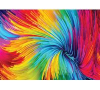 Colorful Paint Swirl