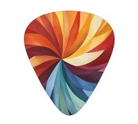 Colorful Palette 12 Pack Guitar Picks Plectrums,4 pieces in each of 3 sizes, Suitable for a wide range of stringed instruments