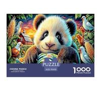Colorful Pandas 1000 Piece Jigsaw Puzzle for All Ages - Eco-Friendly Recycled Paper, A Great Gift Idea And Home Decoration Project 70x50cm/1000pcs
