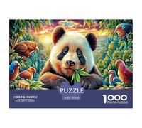 Colorful Pandas 1000 Piece Jigsaw Puzzle for All Ages - Eco-Friendly Recycled Paper, A Great Gift Idea And Home Decoration Project 70x50cm/1000pcs