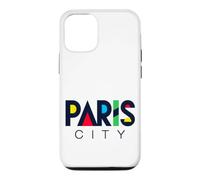 Colorful Paris City Modern Geometric Typography Case for iPhone 12/12 Pro