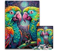 Colorful Parrot 1000 Piece Jigsaw Puzzles for Adults Difficult Puzzles for Adults Ideal And Home Decor 50x75CM/19.68x29.52inch