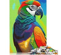 Colorful Parrot 500 Piece Jigsaw Puzzles for Adults Jigsaw Puzzle 500 Pieces Jigsaws Adults Puzzles Gifts 500pcs (52x38cm)