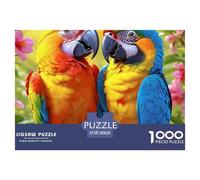 Colorful Parrot Duo Smooth Edged Cardboard Excellent for Mental Relaxation, Brain Exercise And Daily Stress Relief 38x26cm/1000pcs