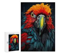 Colorful Parrot Jigsaw Puzzle, 300 PCS, Indoor Activity for The Home, A Mindful Leisure Activity for Puzzle Lovers, at Home