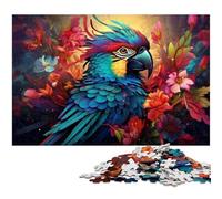 Colorful Parrot JigsawPuzzle 1000 Pieces for Adults Jigsaw Puzzles Perfect for Teenagers & Collectors, Ideal Home Decor & Travel Gift 50x75CM/19.68x29.52inch