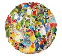Colorful Parrot Polyester Stickers, 50 PCS Waterproof Realistic Bird Decals for Laptops, Scrapbooking, Journals, Notebooks, Water Bottles, Suitcases, Phones & DIY Decor