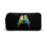 Colorful Parrots Parrot Birds Pencil Case Cute Pen Pouch Cosmetic Bag Pecil Box Organizer for Travel Office