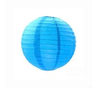 Colorful Party Decoration Paper Fans for Eid al Fitr Create a Festive Environment with Simple Assembly (Blue)