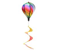 Colorful Party Decorations For Kids Rainbow Hot Air Balloon Hangings For Celebrations Birthdays Or Home And Quirky Wall Art For Childrens Rooms KzW869 (A, 42x23cm)