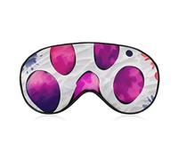 Colorful Paw Eye Mask, Side Sleeping Mask Light Blindfold Sleeping Mask Nose Pad and Elastic Band for Children Women and Men