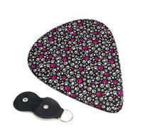 Colorful Paw Print Funny Pet Dog Cat Animal Lover Guitar Pick Music For Teen Boys 6-Pack Guitar Picks - 0.71mm