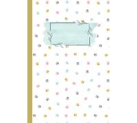 Colorful Paw Print Journal: Cute 6×9 Notebook with 100 Lined Pages for Writing, Notes, and Daily Thoughts: Perfect Gift for Pet Lovers, Kids, Students, and Animal-Themed Stationery Fans