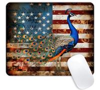Colorful Peacock And National Flag-7 Mouse Mat Smooth Mouse Pads Rubber Base Mousepads For Gaming Work Home 25X30Cm