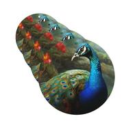 Colorful Peacock Car Air Freshener Cards for Women Men 4 Pack Cute Car Accessories Long Lasting Scent Car Diffuser Hanging Auto Aromatherapy Tablets Car Fresheners Gifts