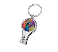 Colorful Peacock with Beautiful Feathers Nail Clippers Toenail Clipper Cutters Professional Nail Trimmer Nail Cuticle Cutter for Women Men