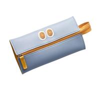 Colorful Pencil Case, Special Pencil Case, School Supplies Pen Case, Large Capacity Pencil Case, Aesthetic Zipper Pencil Case, Scissors Case, Rulers, Corret Ribbons, azure, Fare riferimento alla