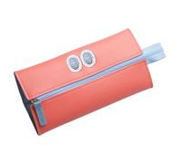 Colorful Pencil Case, Special Pencil Case, School Supplies Pen Case, Large Capacity Pencil Case, Aesthetic Zipper Pencil Case, Scissors Case, Rulers, Corret Ribbons, pink, Fare riferimento alla