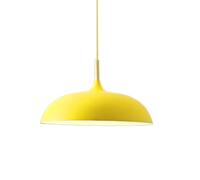 Colorful Pendant with Shade, Simple Scandinavian Style Wooden and Metal Hanging Light Fixture, E26 Pendant Lamp for Checkroom, Tatami Room