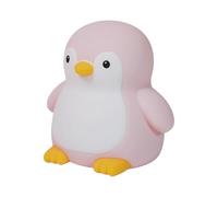 Colorful Penguin Nightlight, Cute Night Light, 4.72x3.93x4.92 Inches Desk Lamp with RGB Glow, Soft Silicone LED Lamp, Tabletop Lights with Fun Design, Desktop Lamps for Living Room and Bedroom