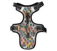 Colorful People Mountain People Sea Reflective Dog Vests for Large for Pets Night Walking Cute Vest for Dogs Large with Handle Chaleco para perro Medium