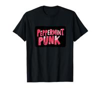 Colorful Peppermint Punk Look for Adults and Kids T-Shirt