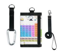 Colorful Periodic Table Wallet Slim Small Pocket Money Organisers Bag Lightweight Portable Change Purse