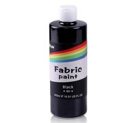 Colorful Permanent Fabric Paint for Furniture, 16.65 oz (500 ml) Fabric Paint for Clothes, Soft Rich Pigment Non-Toxic Textile Paint for Fabric DIY Crafts T-shirts Shoes Jeans DIY for Kid Adult