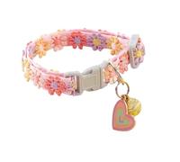 Colorful Pet Collar with Bell, Adjustable Necklace for Dogs & Puppies(Colored02)