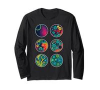 Colorful Petri Dish Bacterial Culture Laboratory Tech Long Sleeve T-Shirt