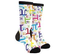Colorful Pi Math Novelty Socks For Women & Men Color746