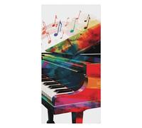 Colorful Piano Keyboard Music Beach Towels Extra Large, Quick Dry Absorbent Multipurpose, Oversized Beach Towel, Sand Free Foldable Lightweight, Travel Towel, For Beach Pool Camping Travel Vacation, 6