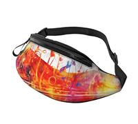 Colorful Piano Keyboard Music Note Fanny Pack for Men Women Fashion Waist Packs Adjustable Crossbody Bags Everywhere Belt Bag