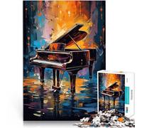 Colorful Piano Keyboard1000 Piece Jigsaw Puzzle for Adults learning educational toys Every Piece is Unique - Challenging Family Fun Game 38x26cm