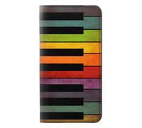 Colorful Piano PU Leather Flip Case Cover For Motorola Moto E6 Plus, Moto E6s