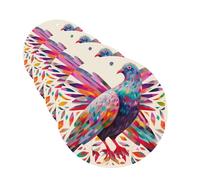 Colorful Pigeon Car Air Fresheners Cards 4 Pcs Hanging Fragrance Scented Cards Long-Lasting Car Aromatherapy Tablets for Wardrobe Bathroom Car Interior Mirror Pendant Gifts