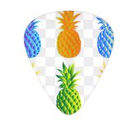 Colorful Pineapple Guitar Picks Set-Premium Abs Material,Various Thicknesses-Enhance Your Playing Experience