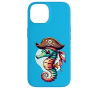 Colorful Pirate Seahorse Ocean Art Design Case for iPhone 14